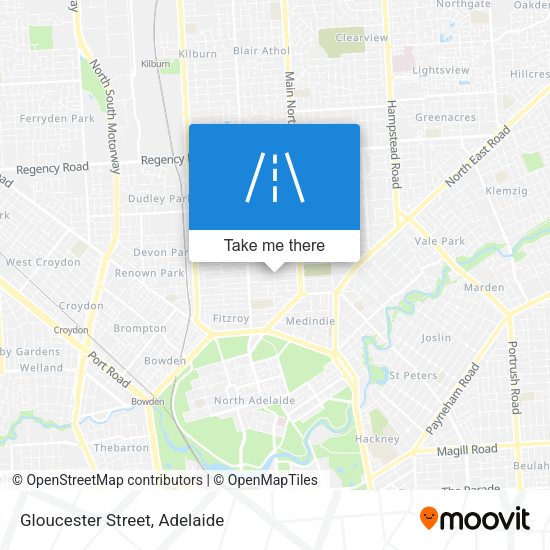 Gloucester Street map