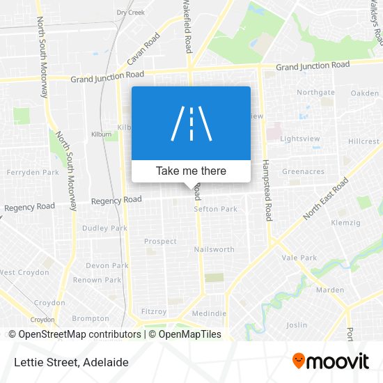 Lettie Street map