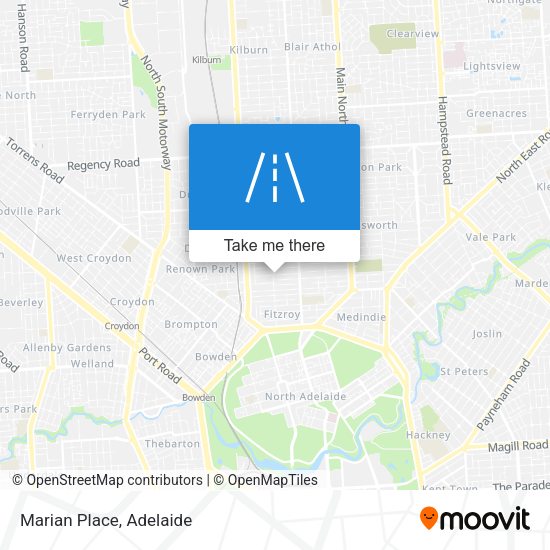 Marian Place map