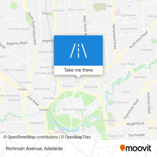 Richman Avenue map