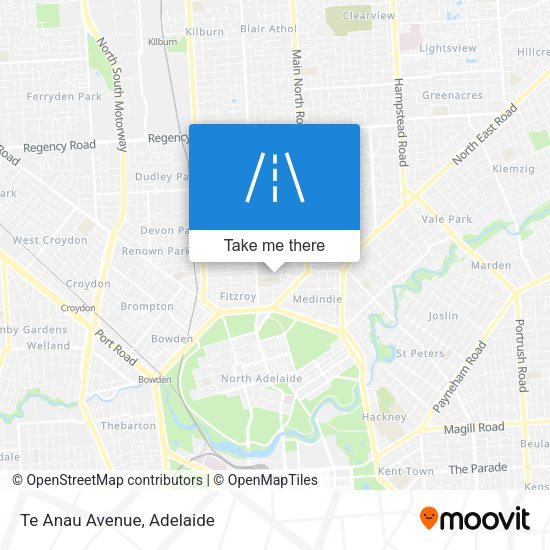 Te Anau Avenue map