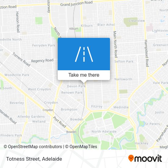 Totness Street map