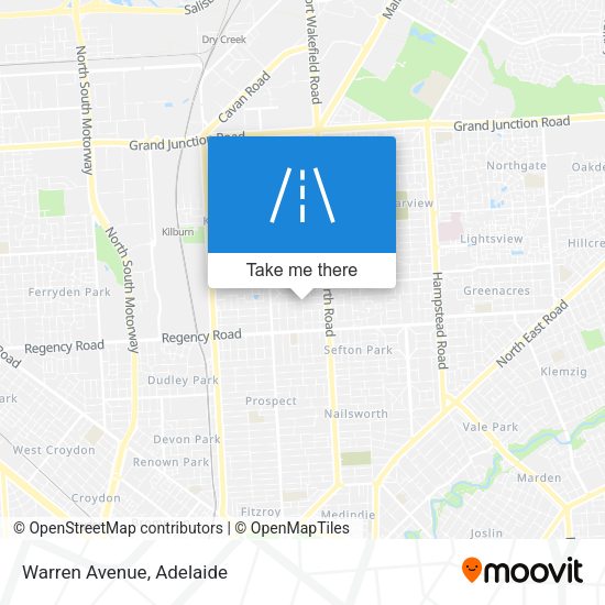 Warren Avenue map