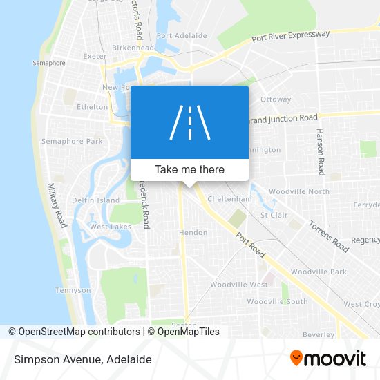 Simpson Avenue map