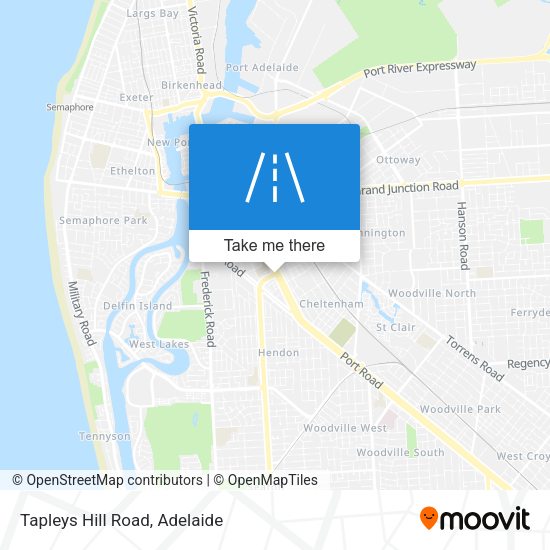 Tapleys Hill Road map