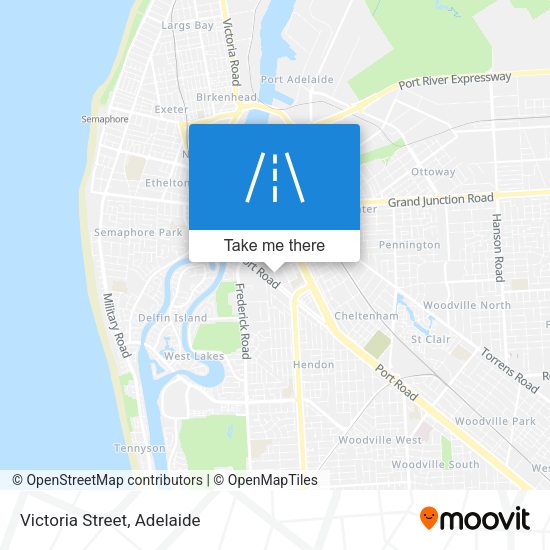 Victoria Street map