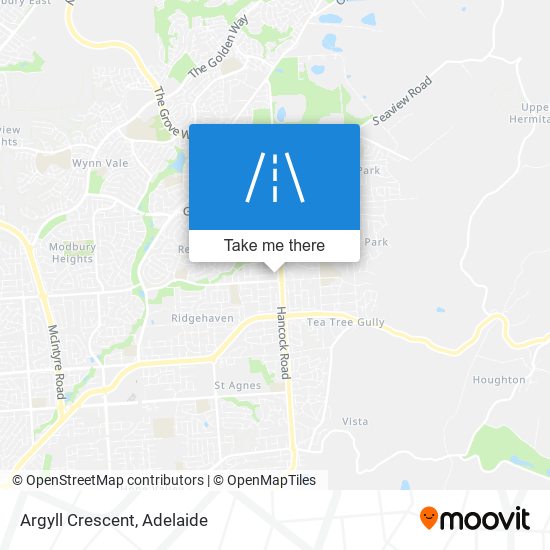 Argyll Crescent map