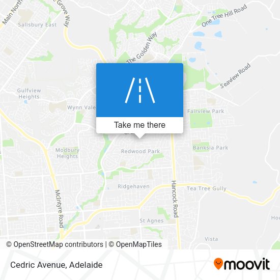 Cedric Avenue map