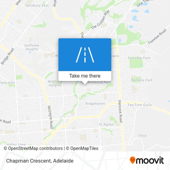 Chapman Crescent map