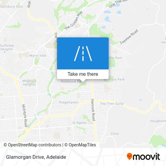 Glamorgan Drive map