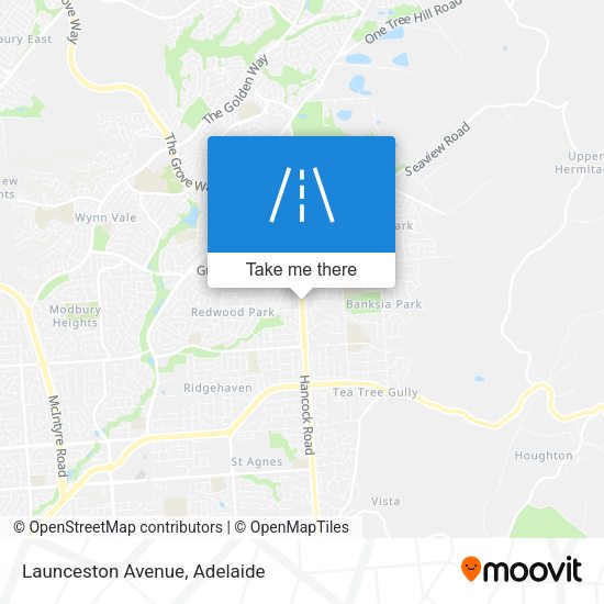 Launceston Avenue map