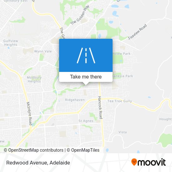 Redwood Avenue map