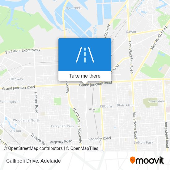 Gallipoli Drive map