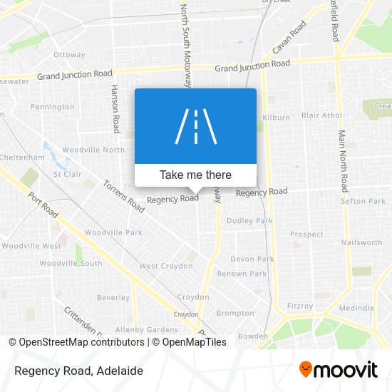 Regency Road map