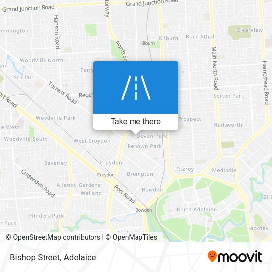 Bishop Street map