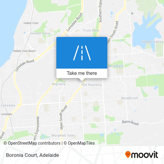 Boronia Court map