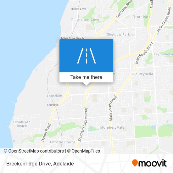Breckenridge Drive map