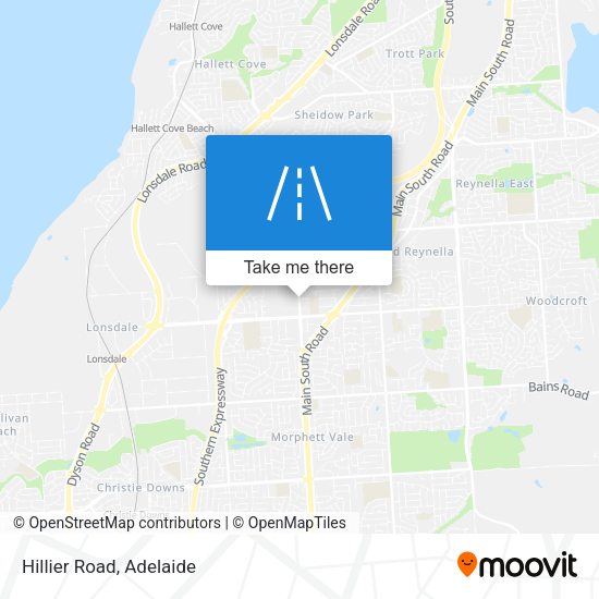 Hillier Road map