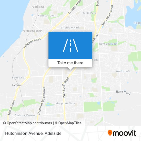 Hutchinson Avenue map
