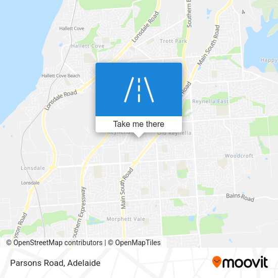 Parsons Road map