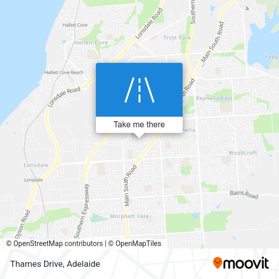 Thames Drive map