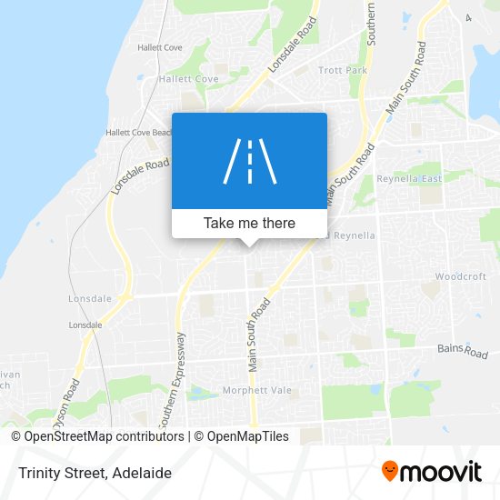 Trinity Street map