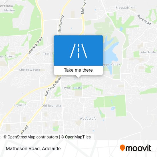 Matheson Road map