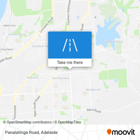 Panalatinga Road map