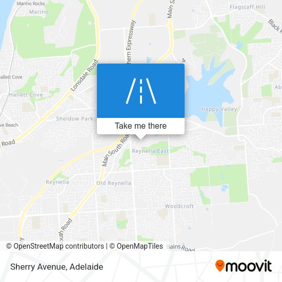 Sherry Avenue map