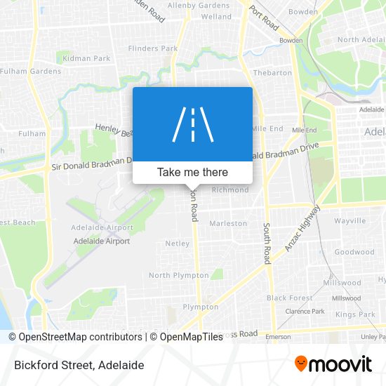 Bickford Street map