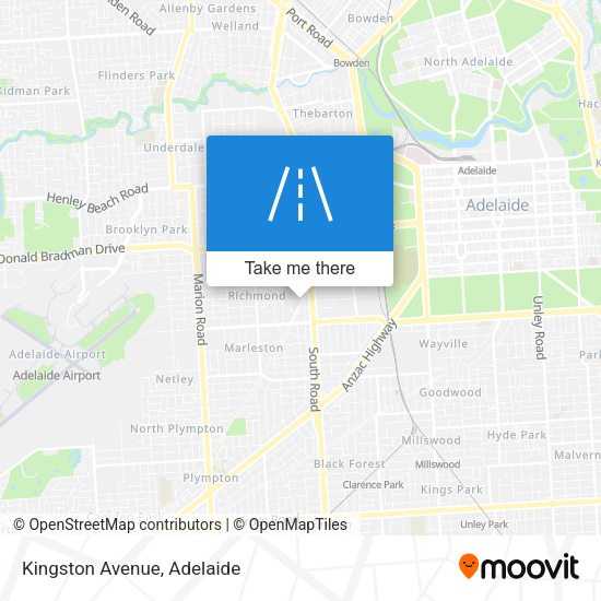 Kingston Avenue map