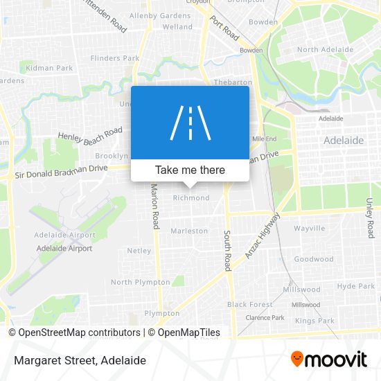 Margaret Street map