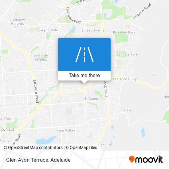 Glen Avon Terrace map