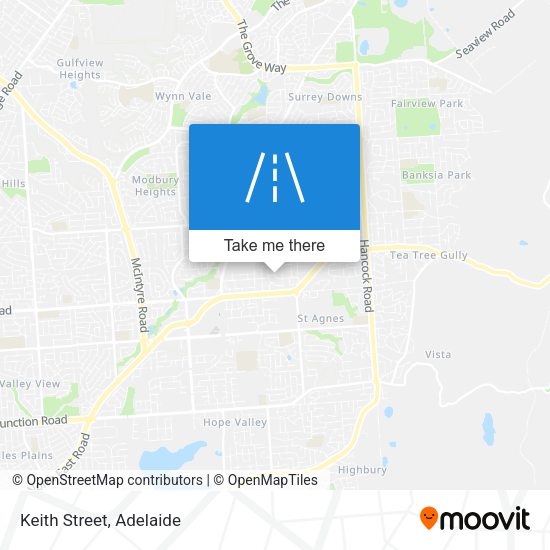 Keith Street map