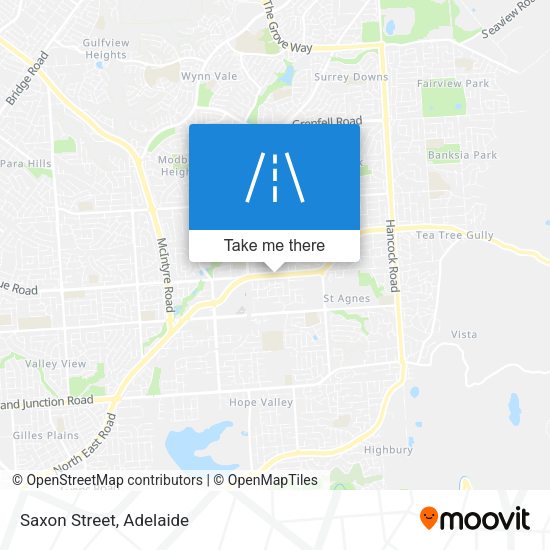 Saxon Street map