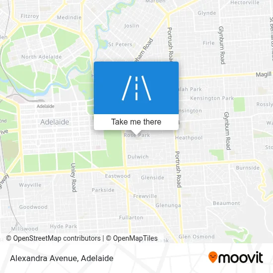 Alexandra Avenue map