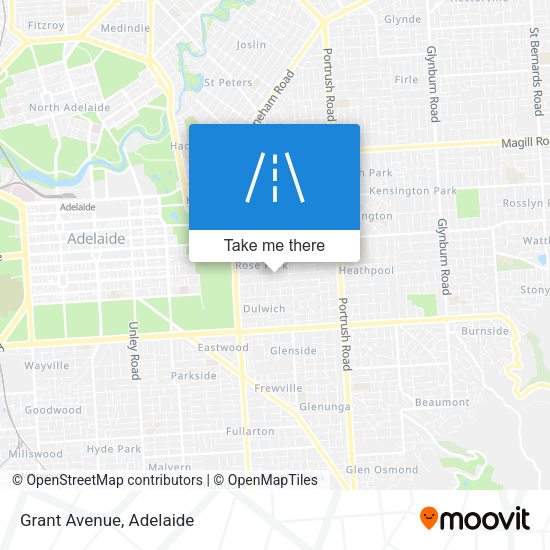 Grant Avenue map