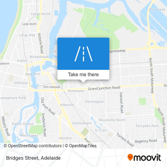 Bridges Street map