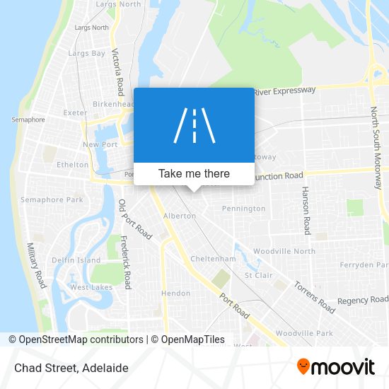 Chad Street map