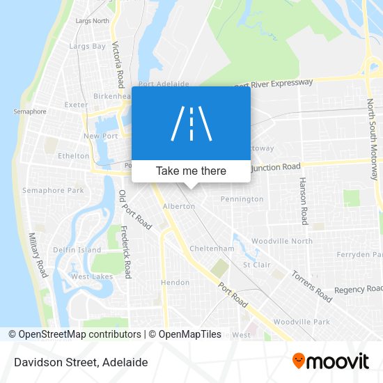 Davidson Street map