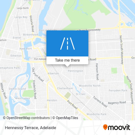 Hennessy Terrace map