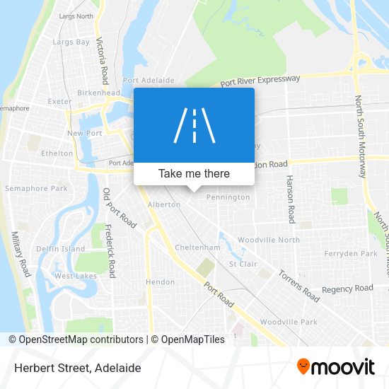 Herbert Street map