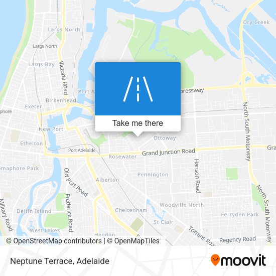 Neptune Terrace map