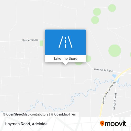 Hayman Road map