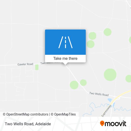 Two Wells Road map