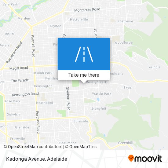 Kadonga Avenue map