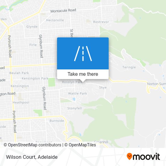 Wilson Court map