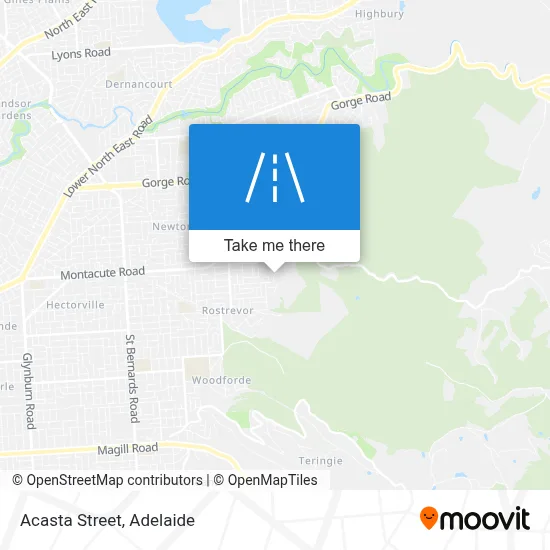Acasta Street map