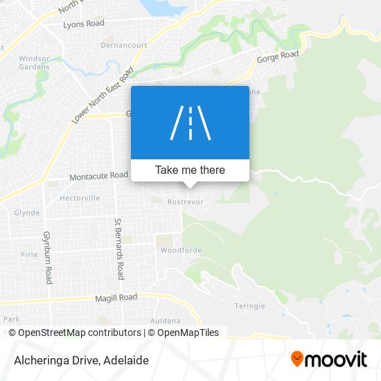 Alcheringa Drive map