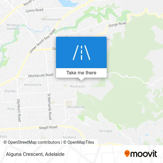 Alguna Crescent map